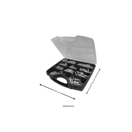 1 x Set mit 500 Blindniete Multigrip Aluminium Stahlgewinde DEGOMETAL