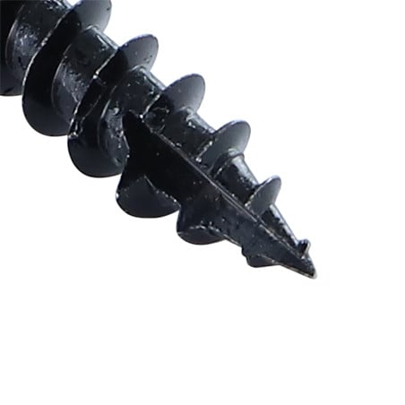 1 x Spanplattenschrauben TEKOR Schraube Binder 6x25 Mit Gewinde 25 T30 Stahl schwarz verzinkt cut Bohrspitze mit Typ 17