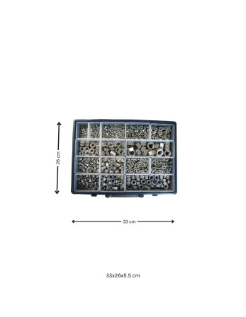 1 x Set mit 1140 Muttern Sechskant...