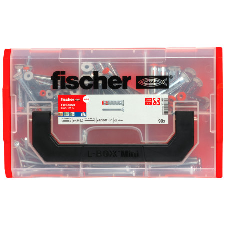 1 x Set mit Schraube Und Dübel Metallisch Fischer DUOHM S