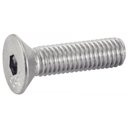 1 x Set mit 1240 Metallschrauben Innensechskant mit flachem Kopf Edelstahl A4