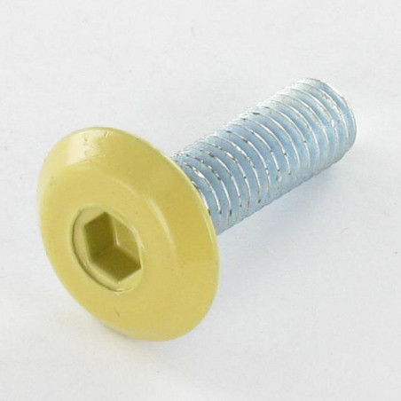 1 x Flachkopfschrauben Schraubenschlüssel 4 M6x20 Verzinkt Kopf RAL1002