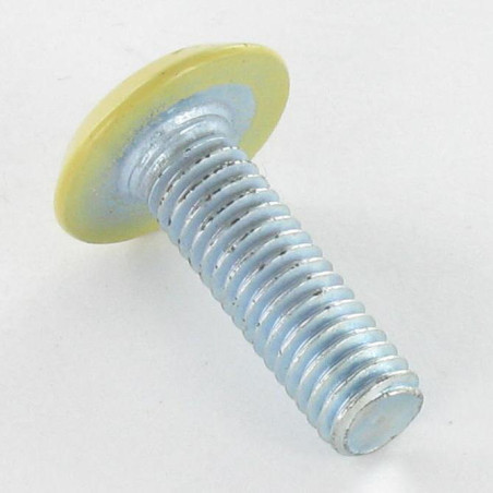 1 x Flachkopfschrauben Schraubenschlüssel 4 M6x20 Verzinkt Kopf RAL1002