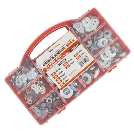 1 x Set mit 850 Scheiben/Unterlegscheibe Verzinkt Serie M (Mittel)