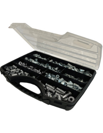 1 x Set mit 500 Muttern Mit Walzterminal Stahl...