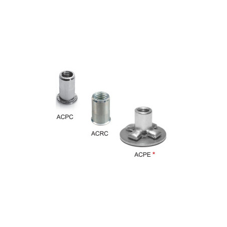 1 x Set mit 500 Muttern Mit Walzterminal Stahl DEGOMETAL