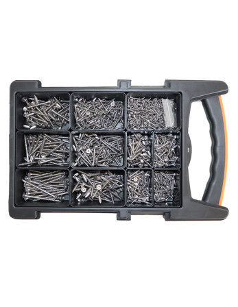 1 x Set mit 1200 Spanplattenschrauben TEKOR...