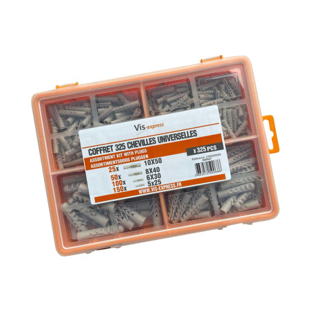 1 x Set mit 325 Dübel UNIVERSAL