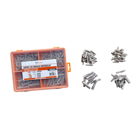1 x Set mit 325 Dübel UNIVERSAL