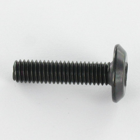 1 x Flachkopfschrauben Schraubenschlüssel 4 M6X30 Stahl schwarz verzinkt