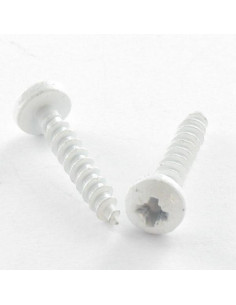 Spanplattenschrauben Edelstahl A2 Rundkopf Pozi 3x20...