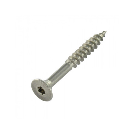 1 x Spanplattenschrauben Senkkopfschraube 4x40 Mit Gewinde 25 T20 Edelstahl A4
