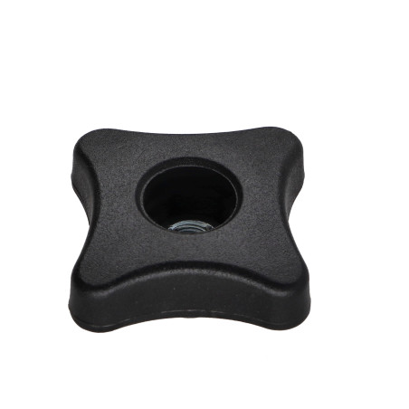 1 x Muttern FLIEGEN schwarzes Nylon M6