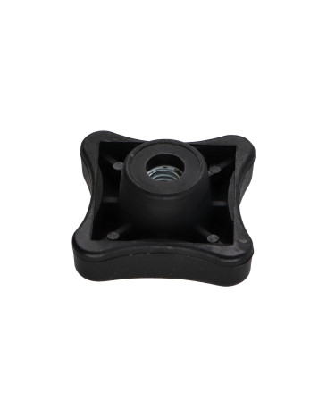 1 x Muttern FLIEGEN schwarzes Nylon M6