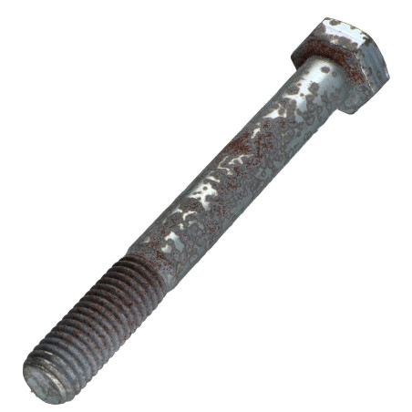 1 x Schrauben mit teilgewinde Sechskantkopf M12x100 Klasse 8.8 Verzinkt Rost