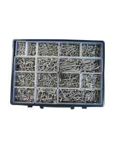 Set mit 1540 Selbstbohrende Schrauben Senkkopfschraube... 2