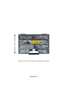 Set mit 262 Dübel UNIVERSAL 2