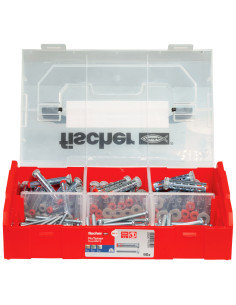 Set mit Schraube Und Dübel Metallisch Fischer DUOHM S 2