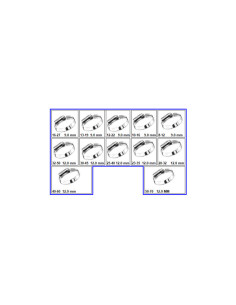 Set mit 97 Schlauchschelle Von Klemmen Zinkstahl W1 2