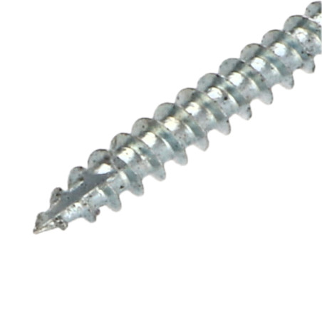 1 x Spanplattenschrauben TEKOR Senkkopfschraube Gezahnt 5x40 T25 cut Bohrspitze mit Typ 17 Spitze RAL9005 tiefschwarz